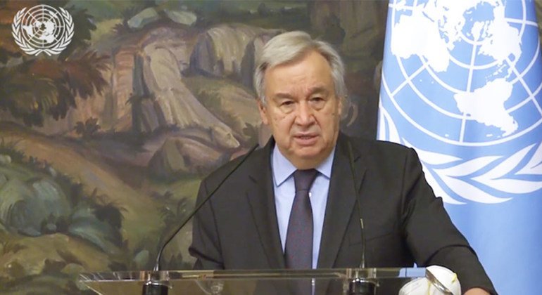 A Moscou, Guterres souligne l’importance de l’engagement envers le multilatéralisme